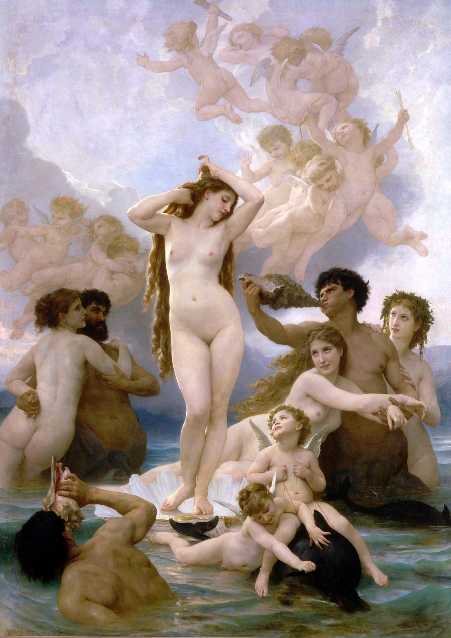 The Birth of Venus av William Adolphe Bouguereau