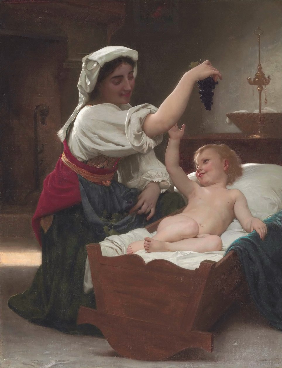 The Bunch Of Grapes av William Adolphe Bouguereau
