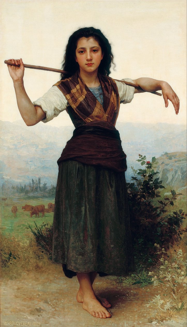 Den lilla herden av William Adolphe Bouguereau