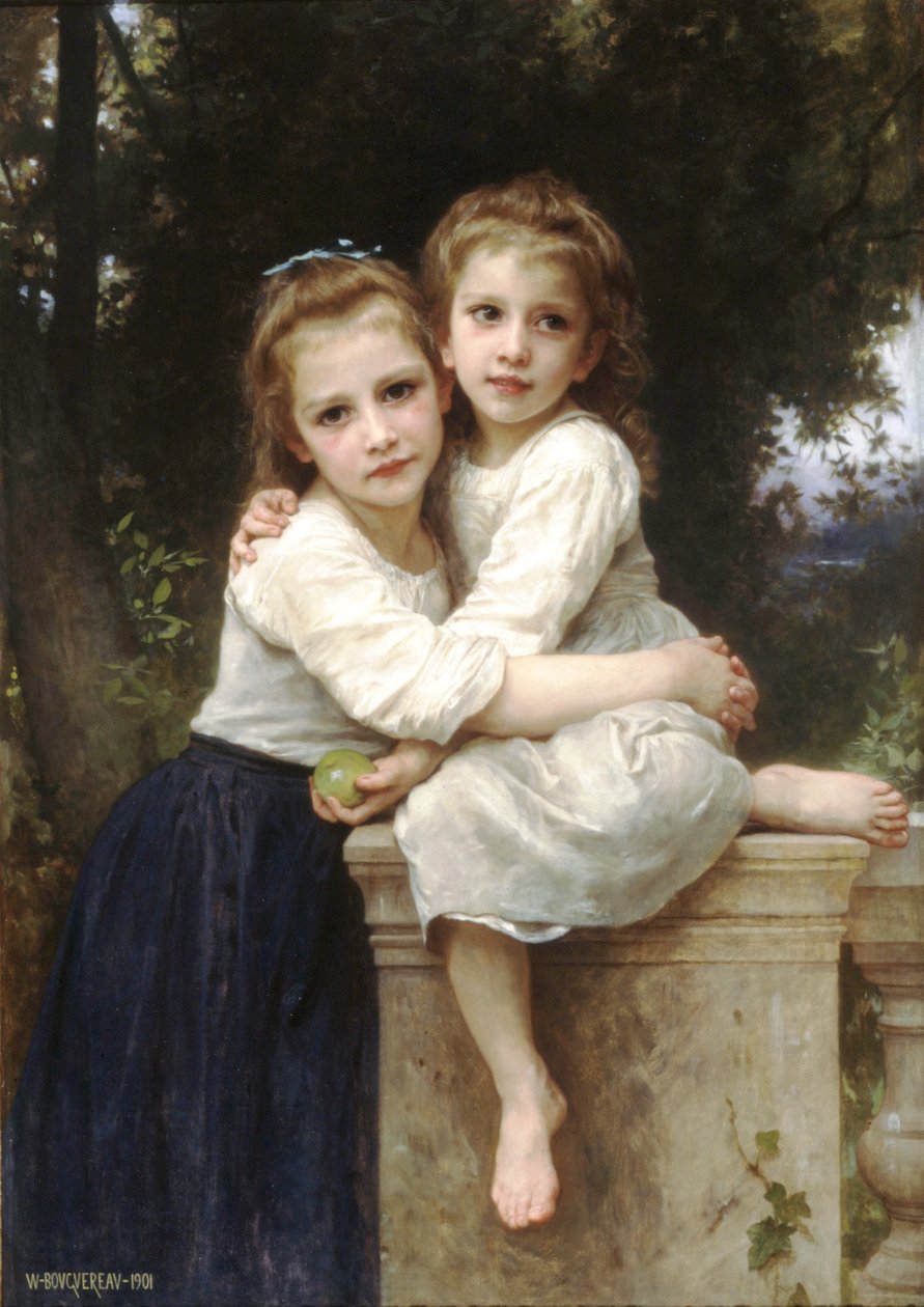 Two Sisters  av William Adolphe Bouguereau