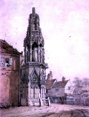 Waltham Cross, 1812 (wc på papper) av William Alexander