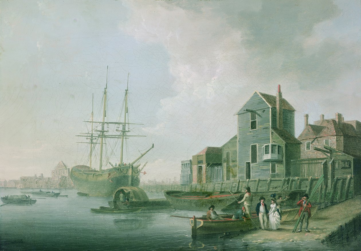 Utsikt nära Deptford av William Anderson