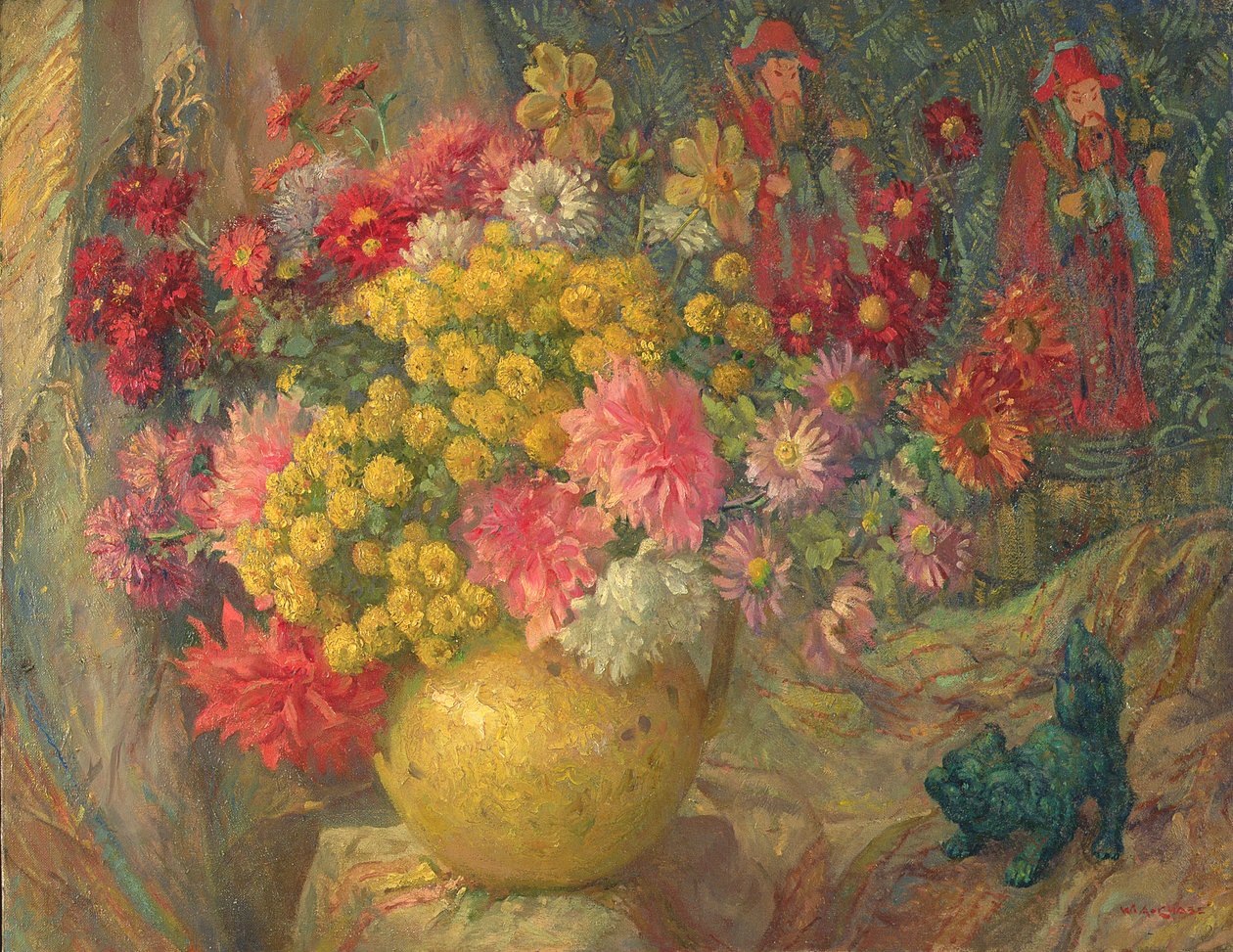 Rikligt blomstergäng, ca 1930-talet av William Arthur Chase