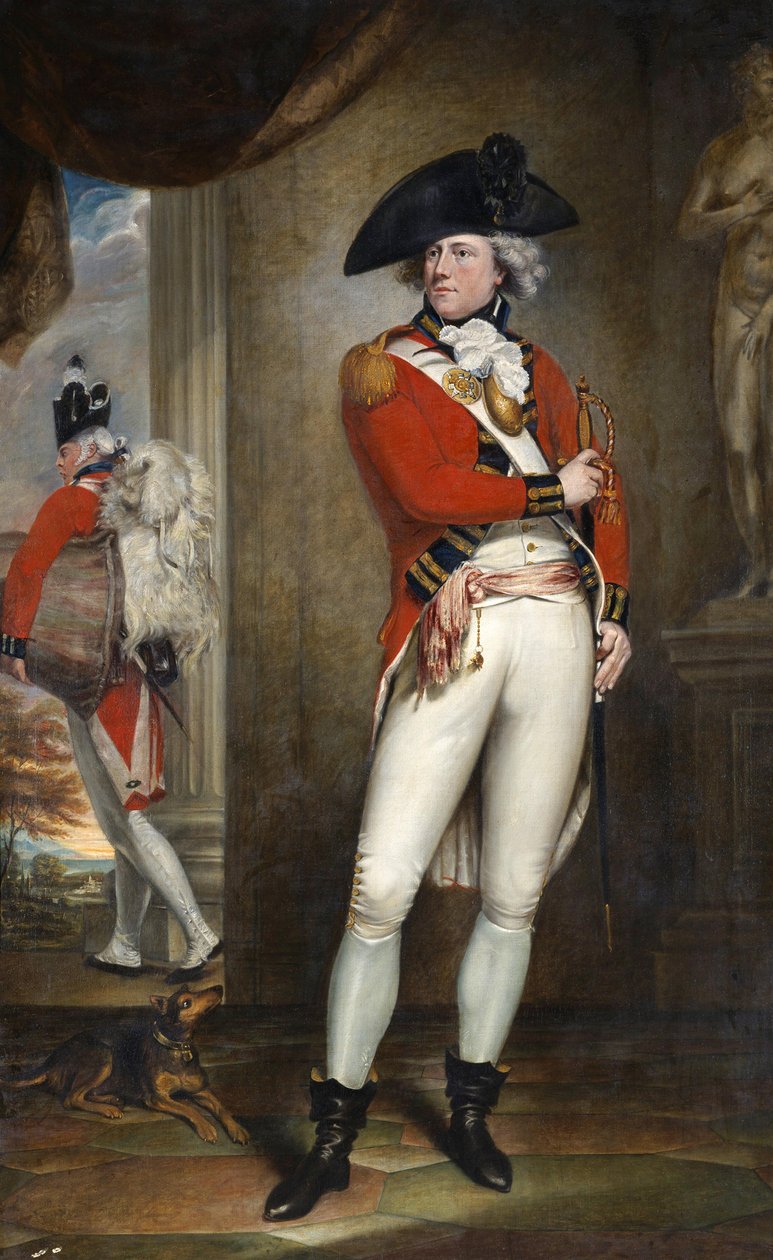 Kapten John Clayton Cowell av William Beechey