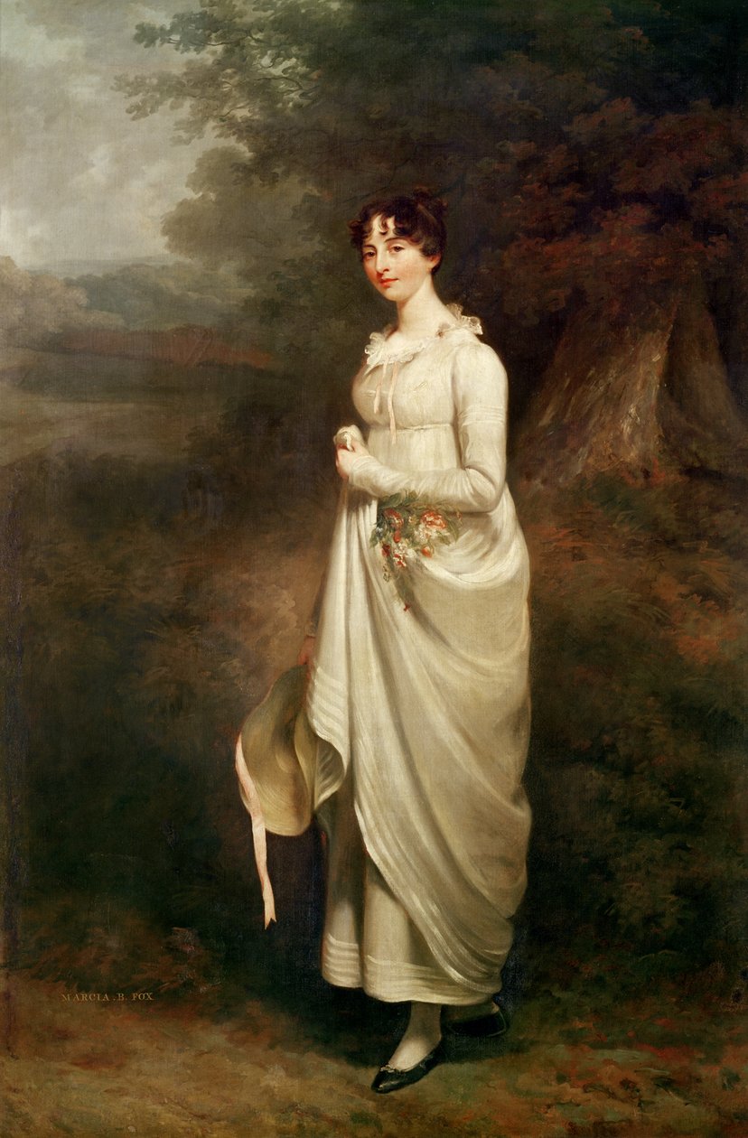 Porträtt av Marcia. B. Fox av William Beechey