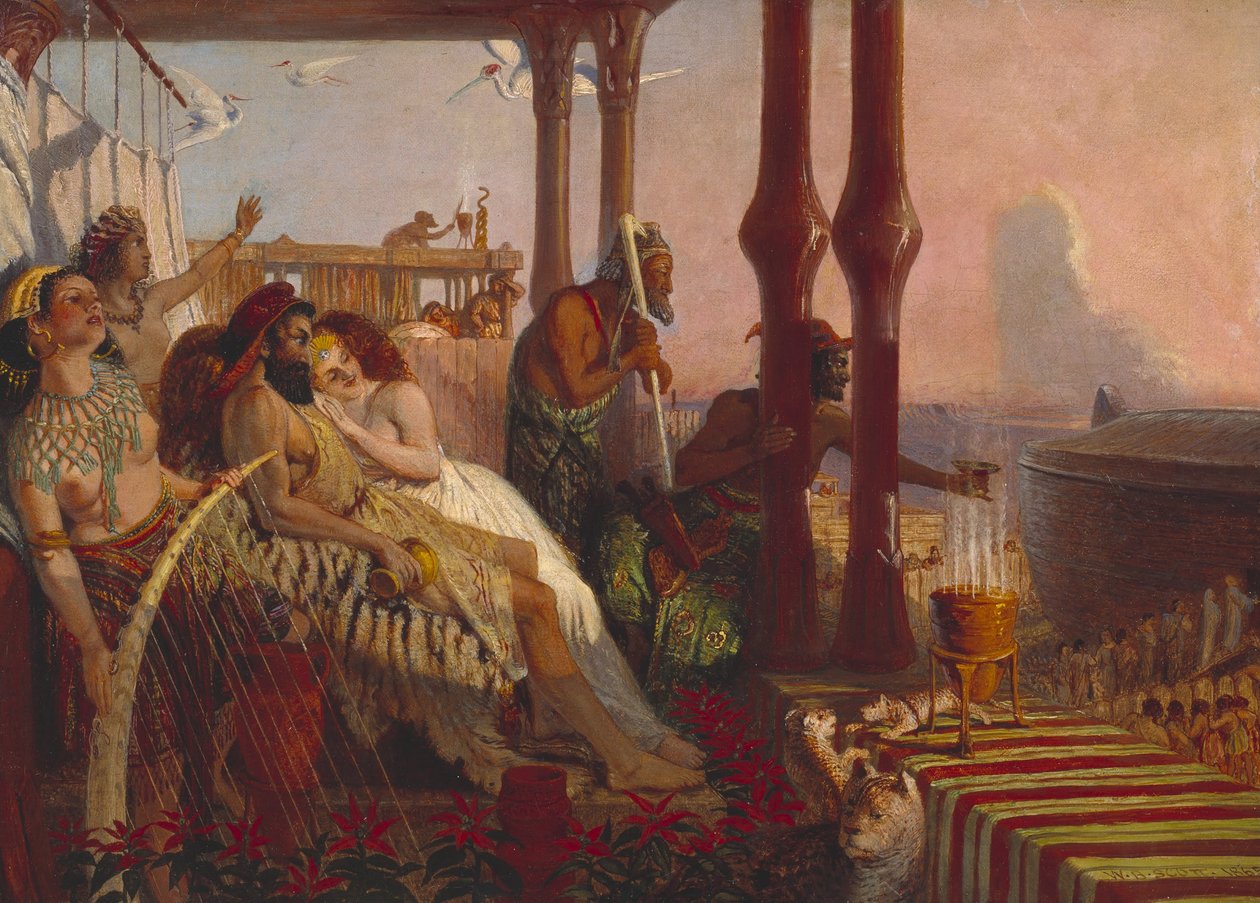 The Eve of the Deluge av William Bell Scott