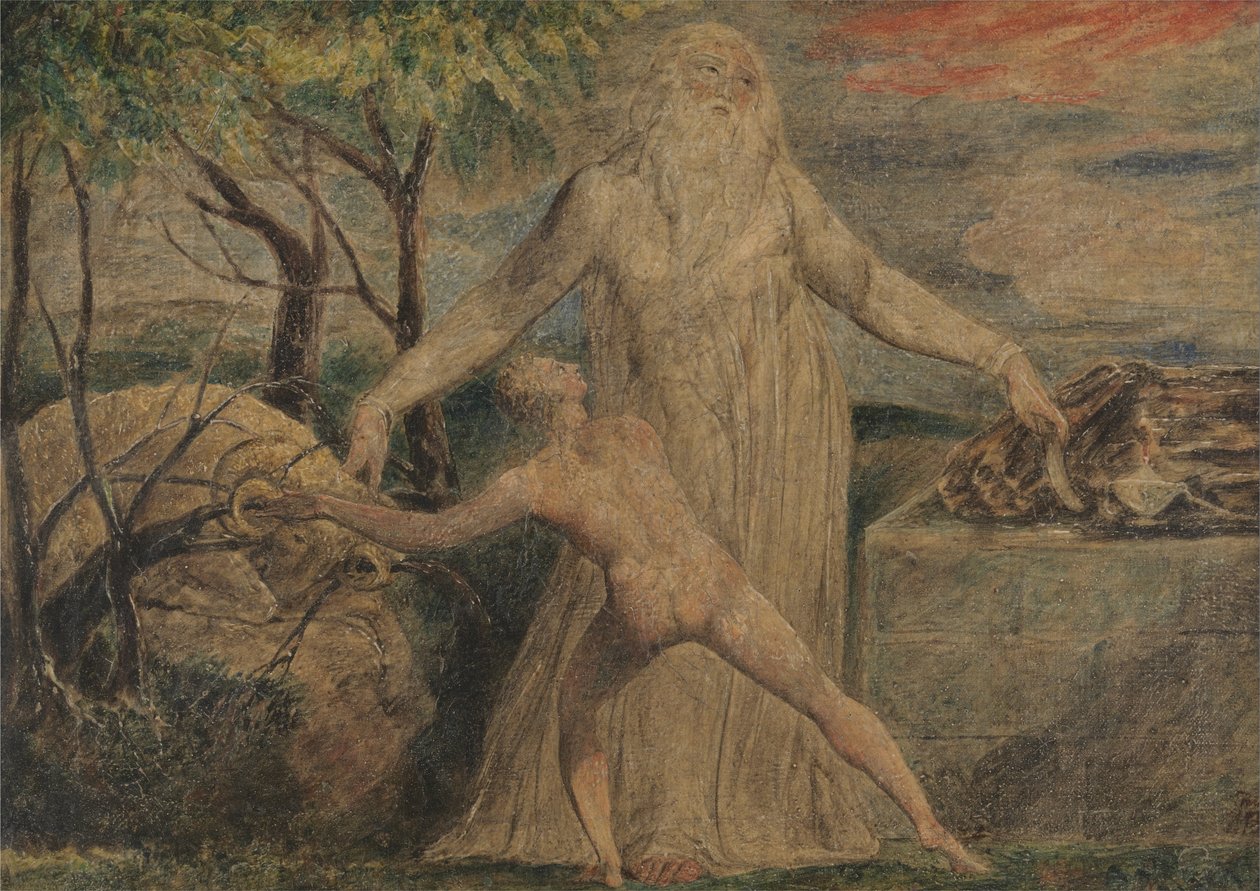 Abraham and Isaac av William Blake