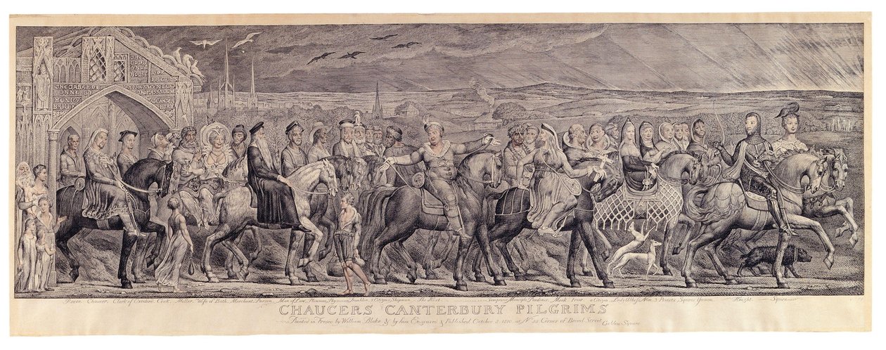 Chaucers Canterbury pilgrimer av William Blake