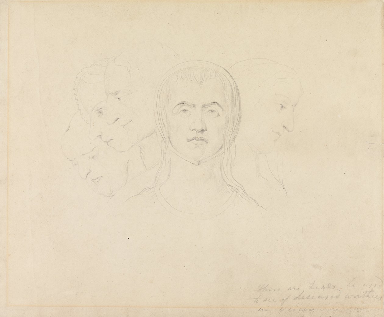 Fem visionära kvinnor av William Blake