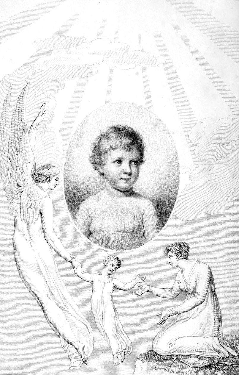 Frontispiece to A Fathers memoirs of his Child av William Blake