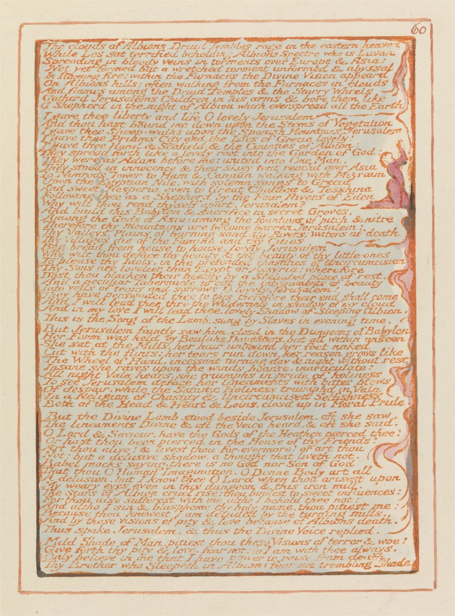 Jerusalem, tallrik 60, av William Blake