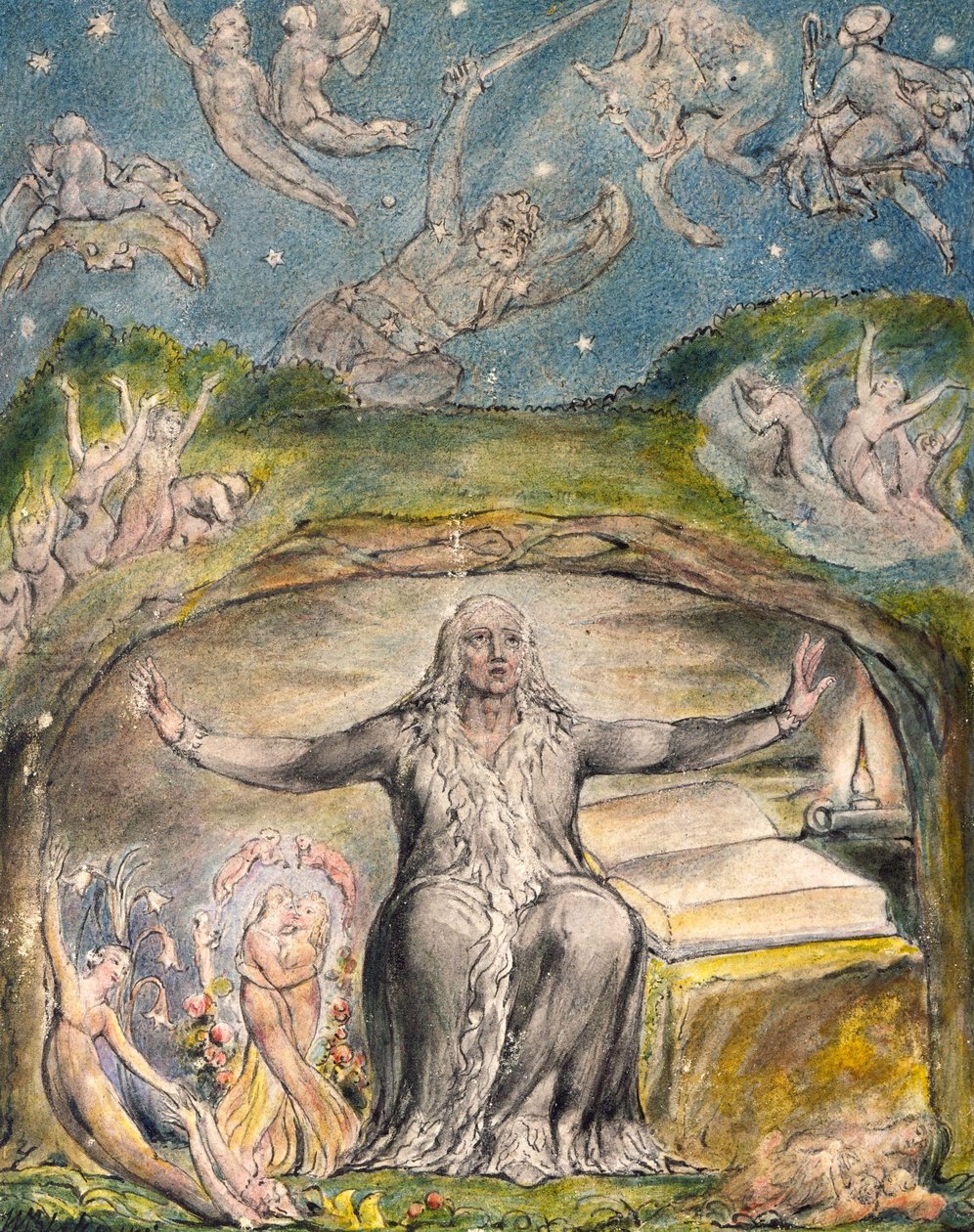 LAllegro and Il Penseroso  av William Blake