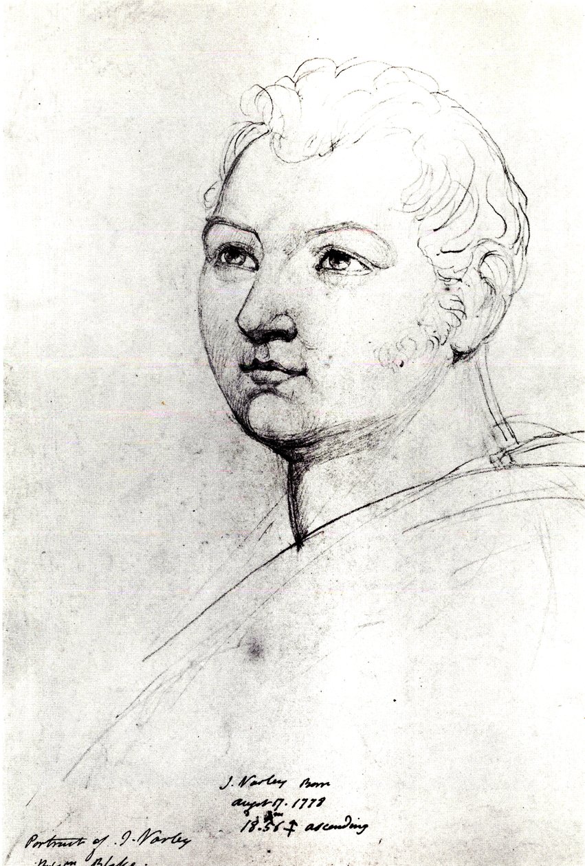 Portrait of John Varley  av William Blake
