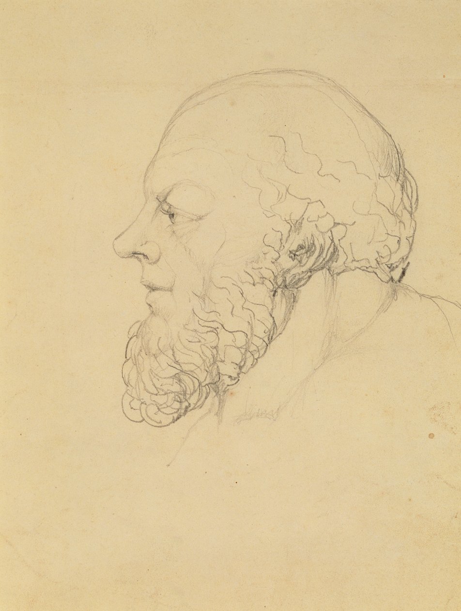 Sokrates, ca 1820 (grafit) av William Blake