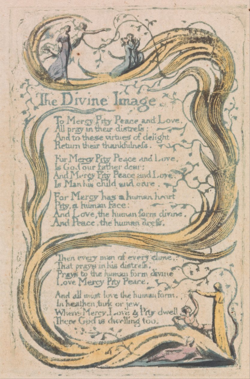 Songs of Innocence and of Experience, Plate 24, The Divine Image (Bentley 18) av William Blake