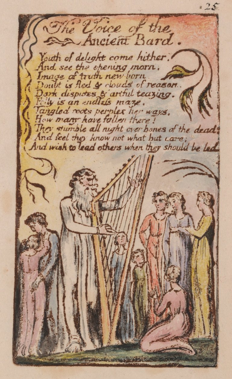 Songs of Innocence and of Experience, tallrik 25, av William Blake