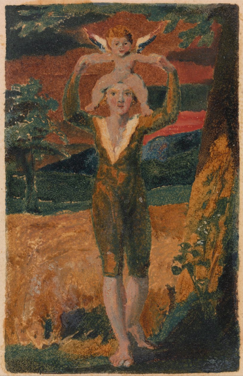 Songs of Innocence and of Experience, tallrik 32, Experience Frontispiece (Bentley 28) av William Blake