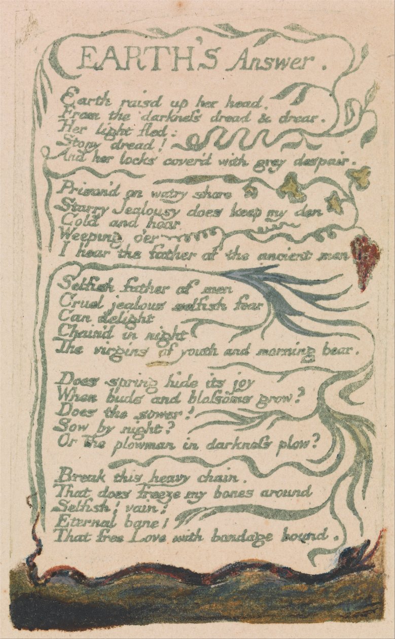 Songs of Innocence and of Experience, platta 35, av William Blake