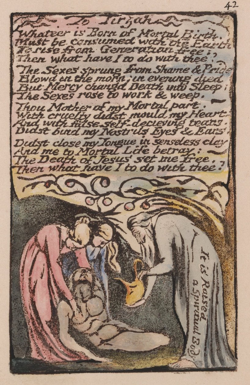 Songs of Innocence and of Experience, tallrik 42, av William Blake