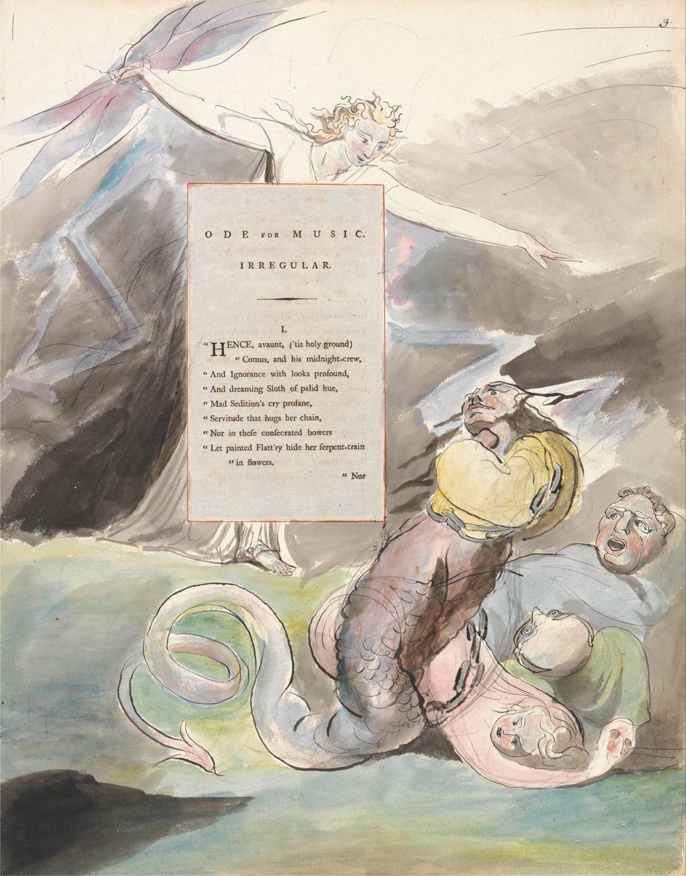 Thomas Greys dikter, Design 95, Ode för musik. av William Blake