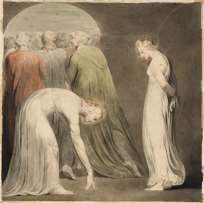 The Woman Taken in Adultery av William Blake