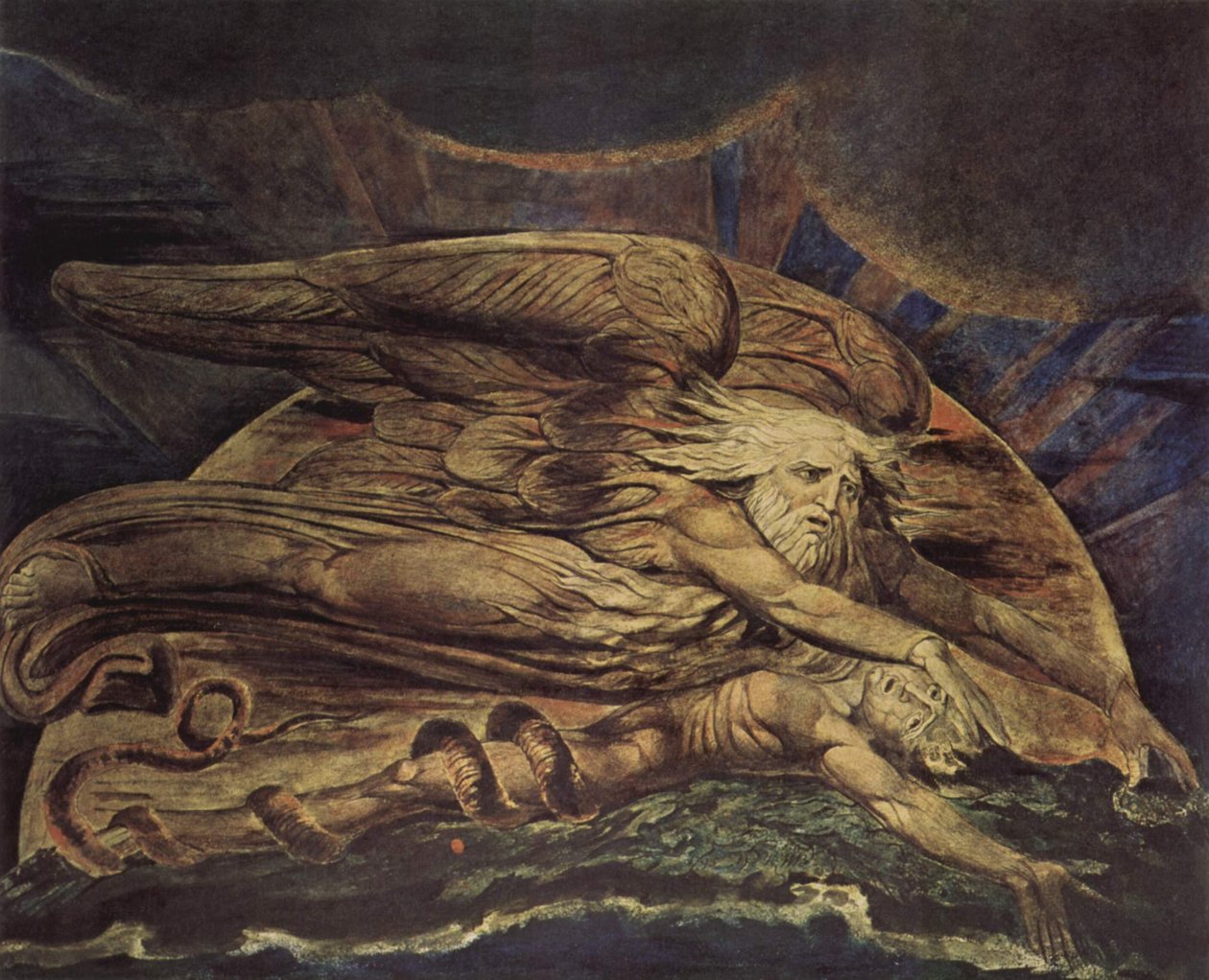 Und Elohim schuf Adam av William Blake