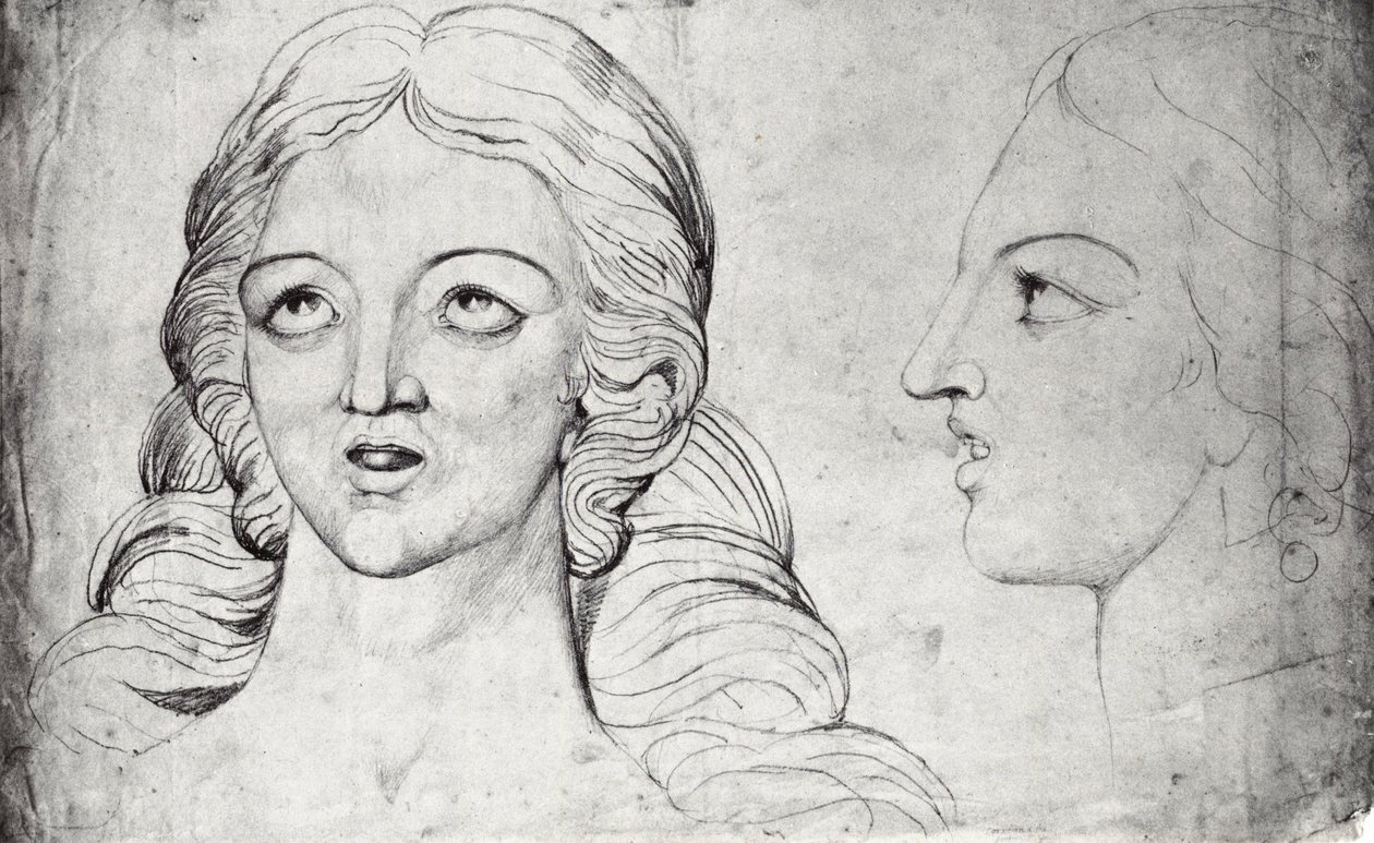 William Blake, visionär chef för Corinna Theban c 1820 av William Blake