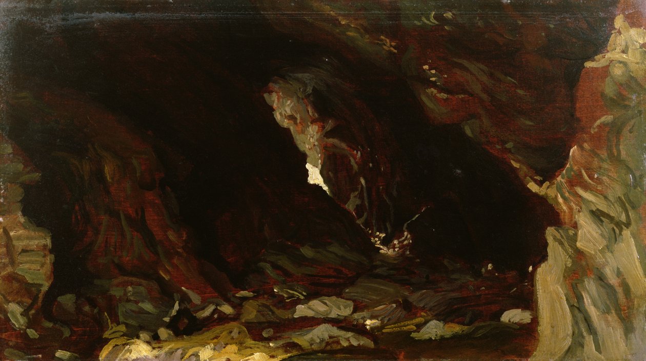 Grotta, Tintagel av William Blake Richmond