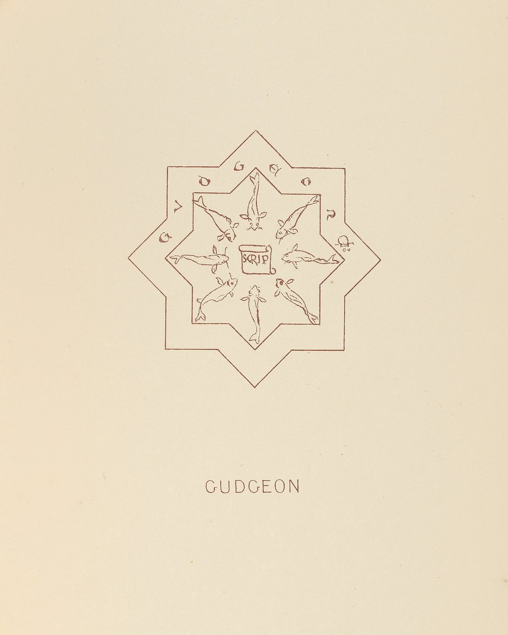 Gudgeon, 1878 av William Burges