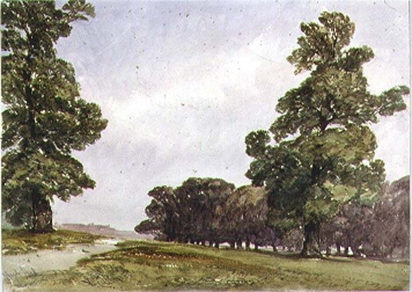 Utsikt i Hyde Park av William Callow