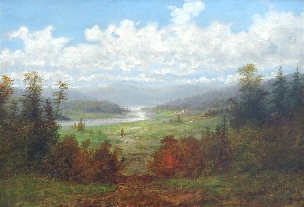 Linville River Landscape av William Charles Anthony Frerichs