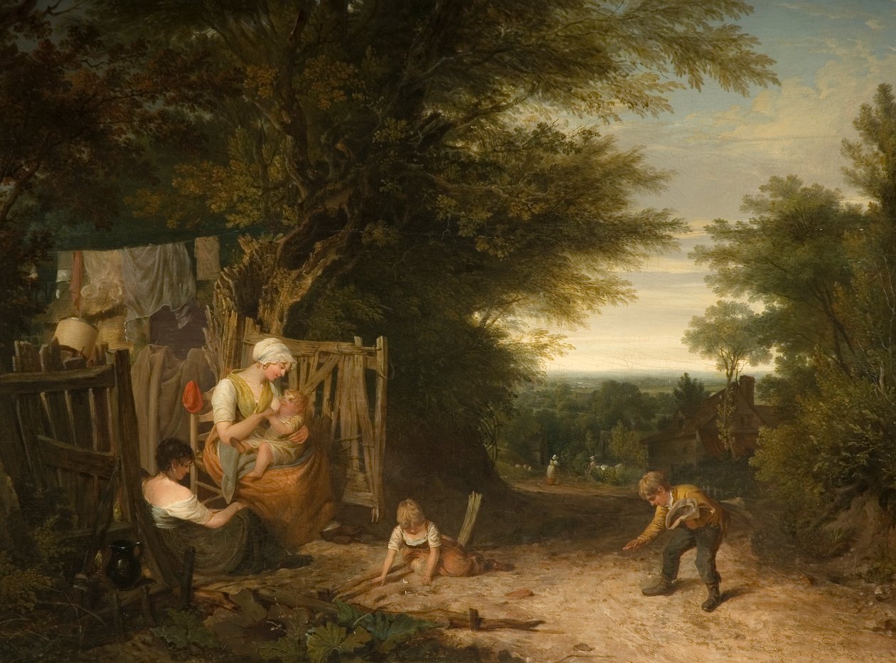 Vid stugporten av William Collins