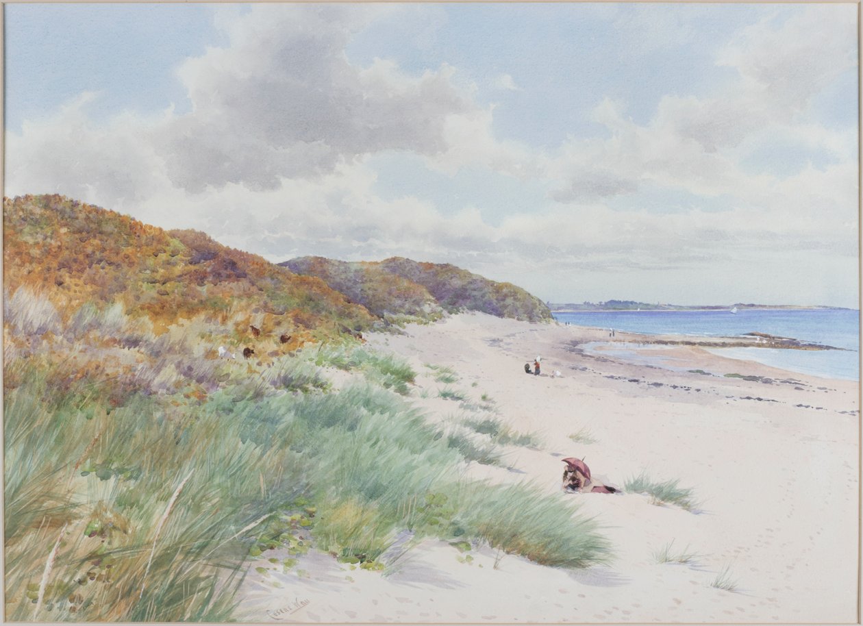Warkworth Sands (akvarell på papper) av William Cosens Way