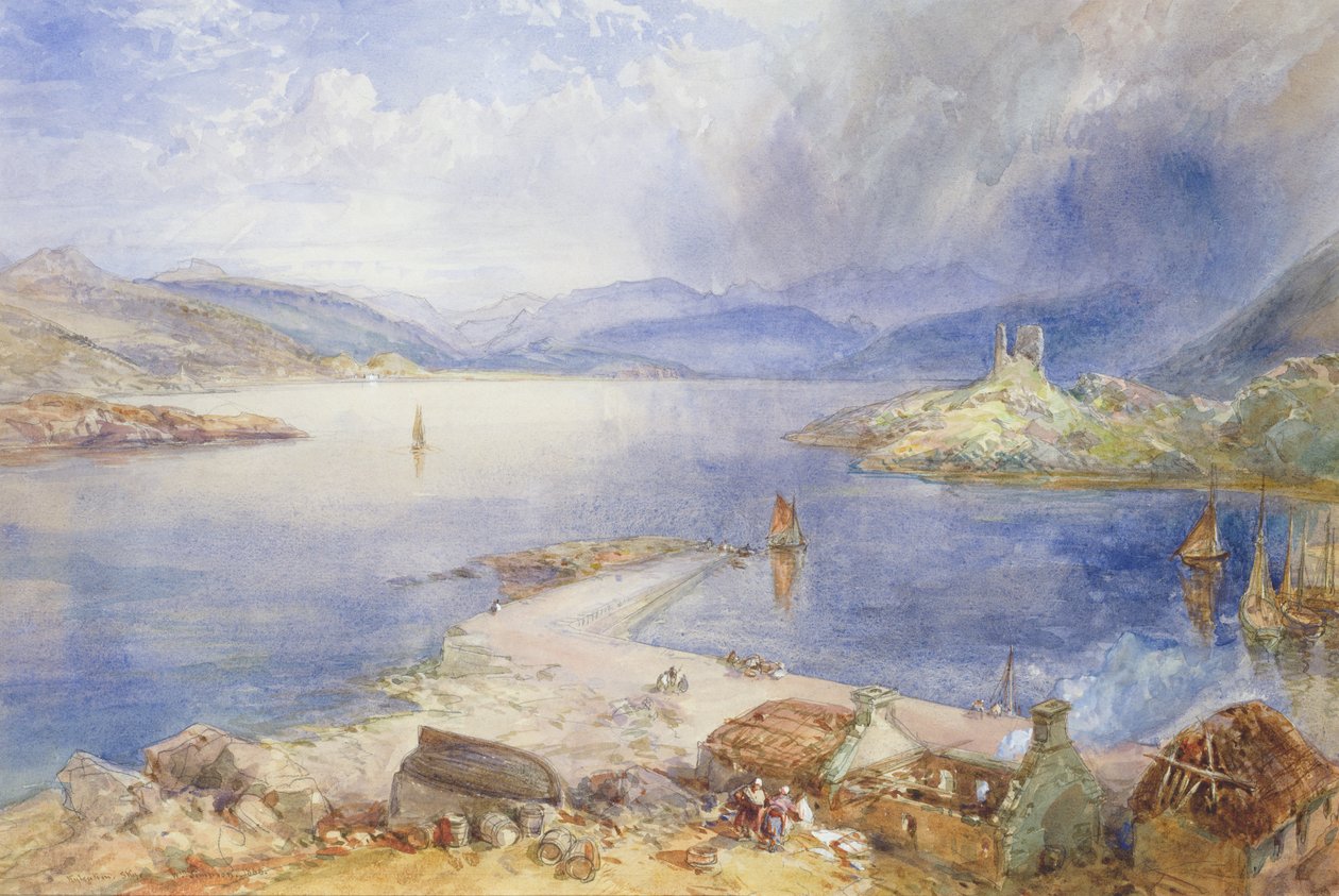 Kyleakin, Skye, 1866 av William Crimea Simpson