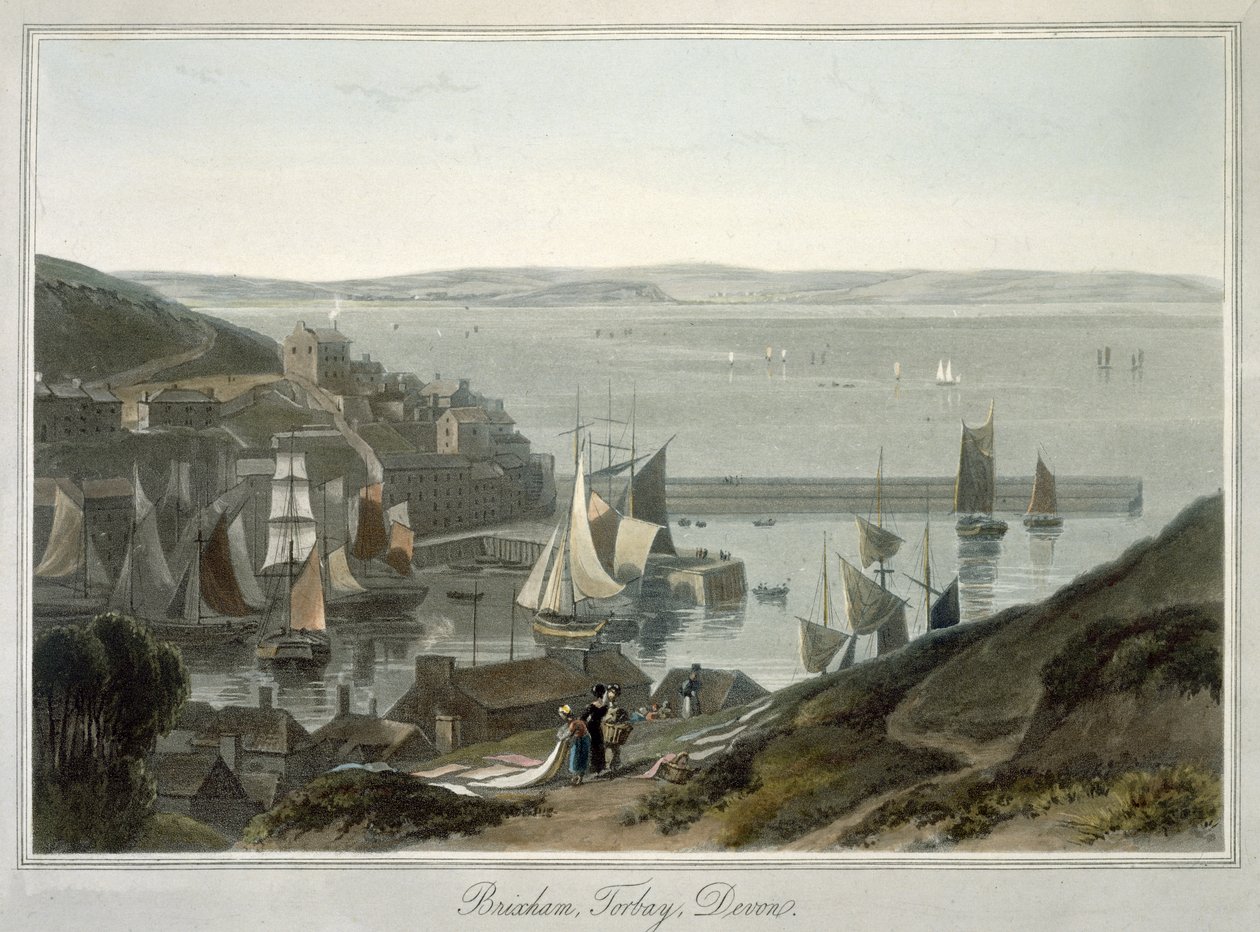 Brixham, Torbay, Devon, från volym VIII av 