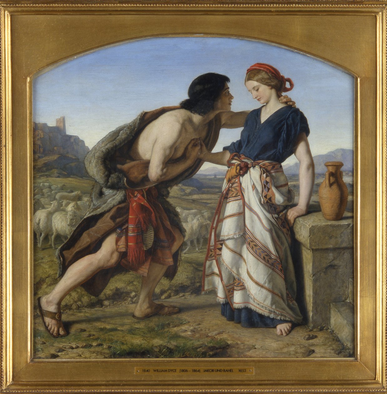 Mötet mellan Jakob och Rachel, 1853 (se 141377) av William Dyce