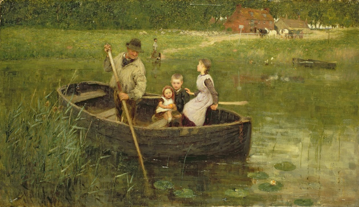 Färjan av William Edward Stott