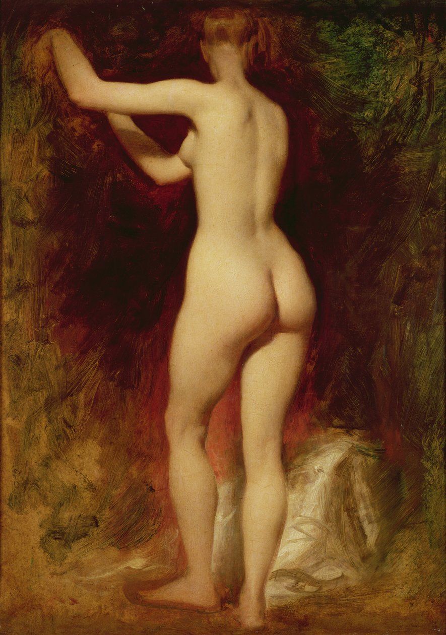 Kvinnlig naken bakifrån av William Etty