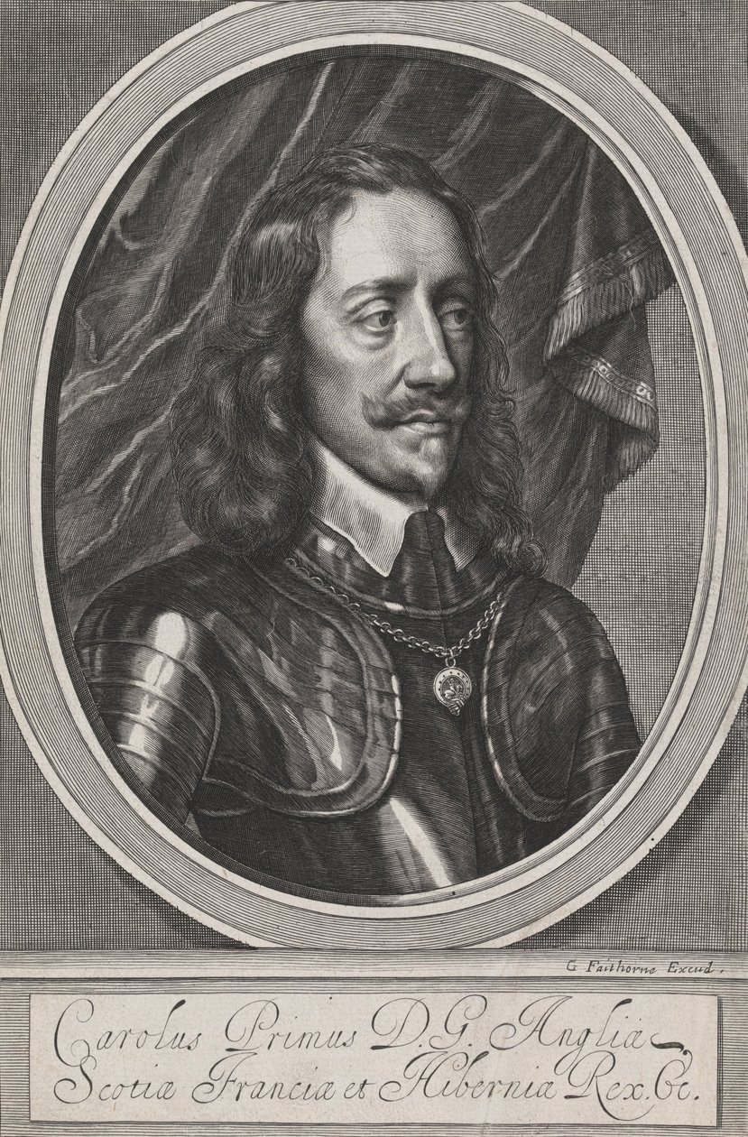 Charles I av William Faithorne