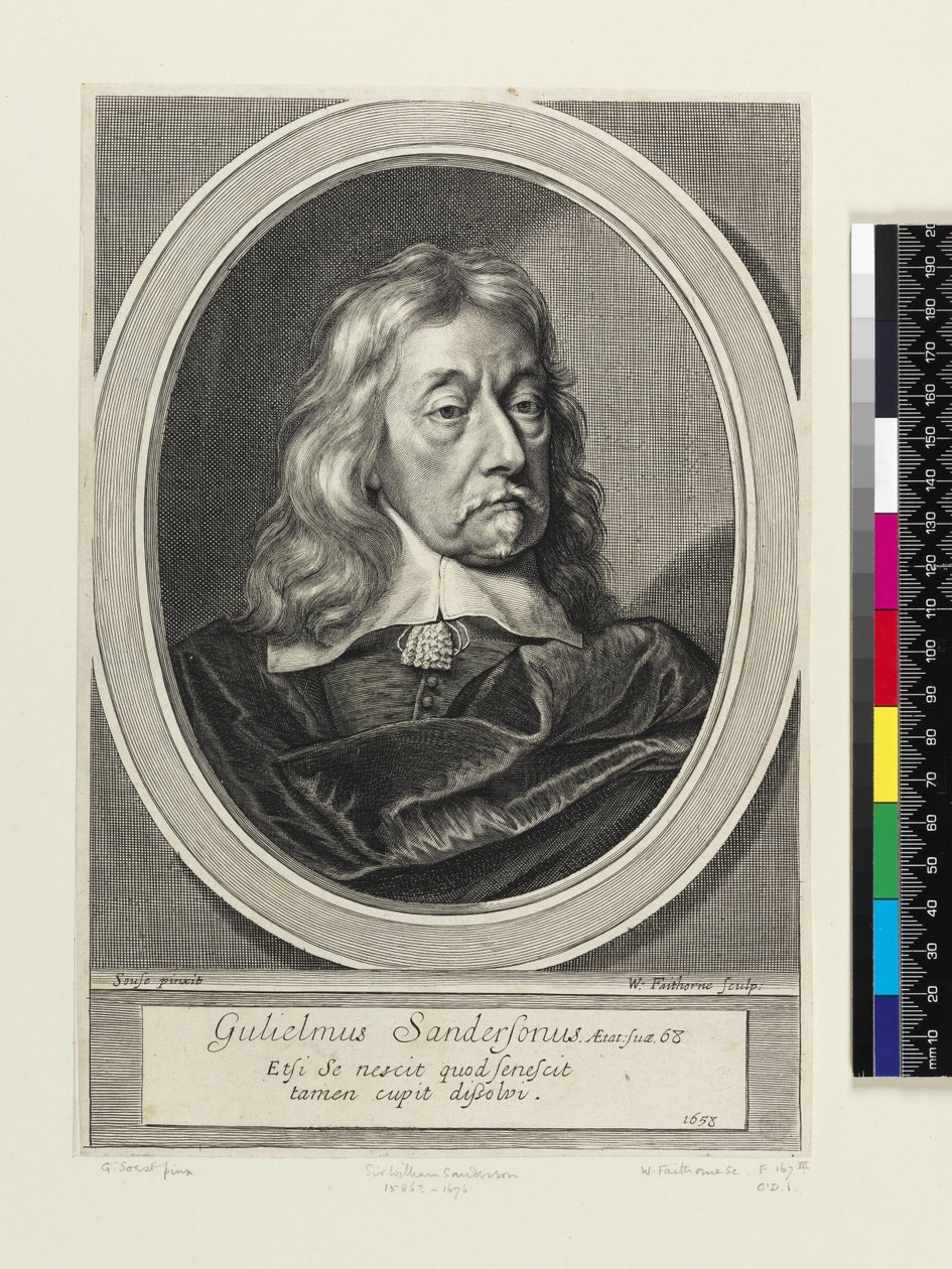 Sir William Sanderson, 1658 av William Faithorne
