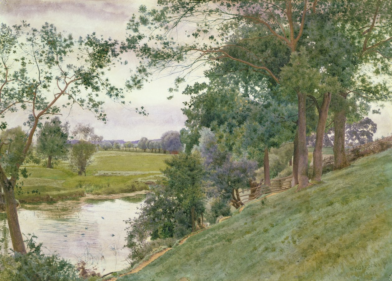 Ett tyst hörn av William Fraser Garden