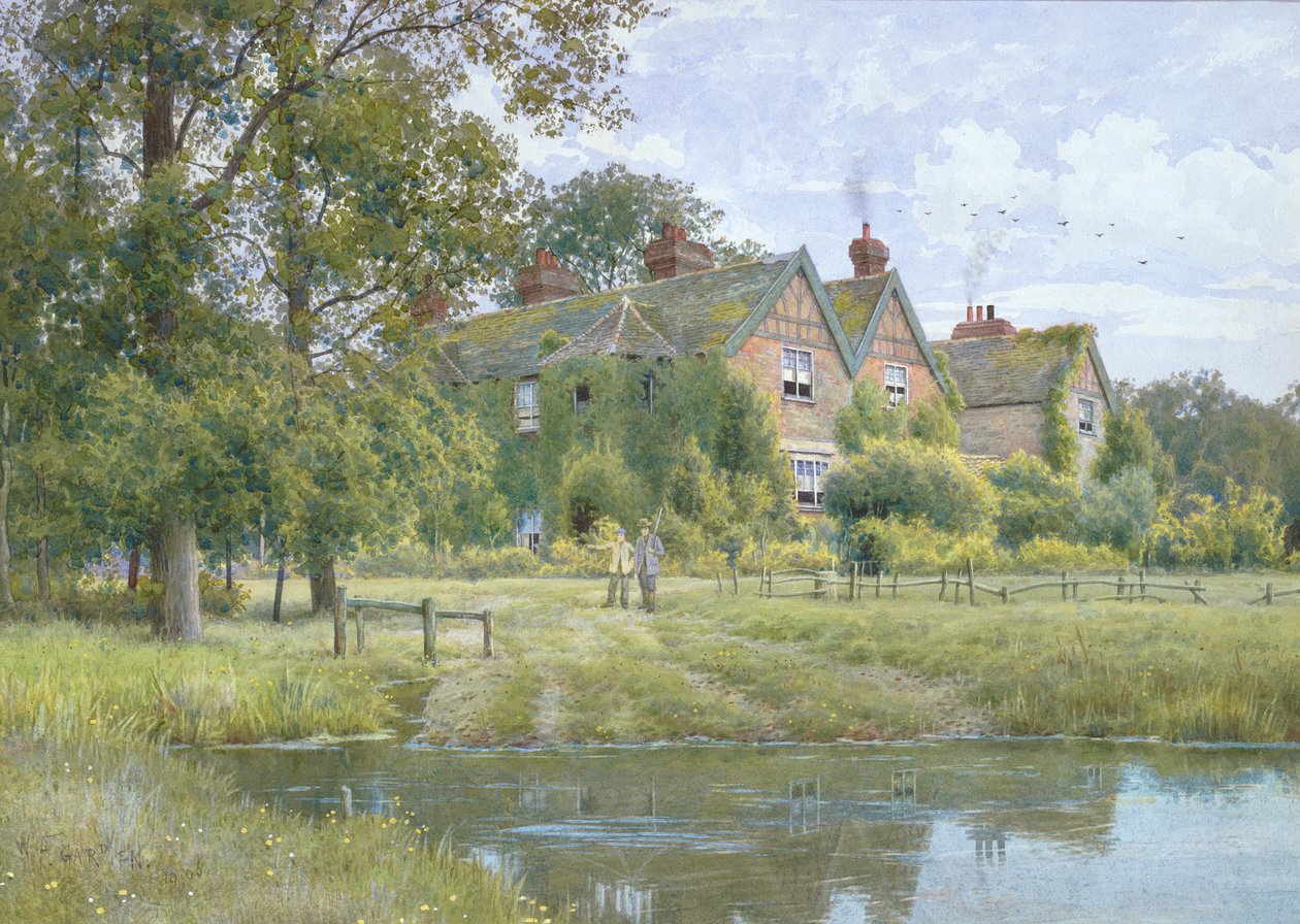 On the Ouse i Hemingford Grey, 1890 av William Fraser Garden