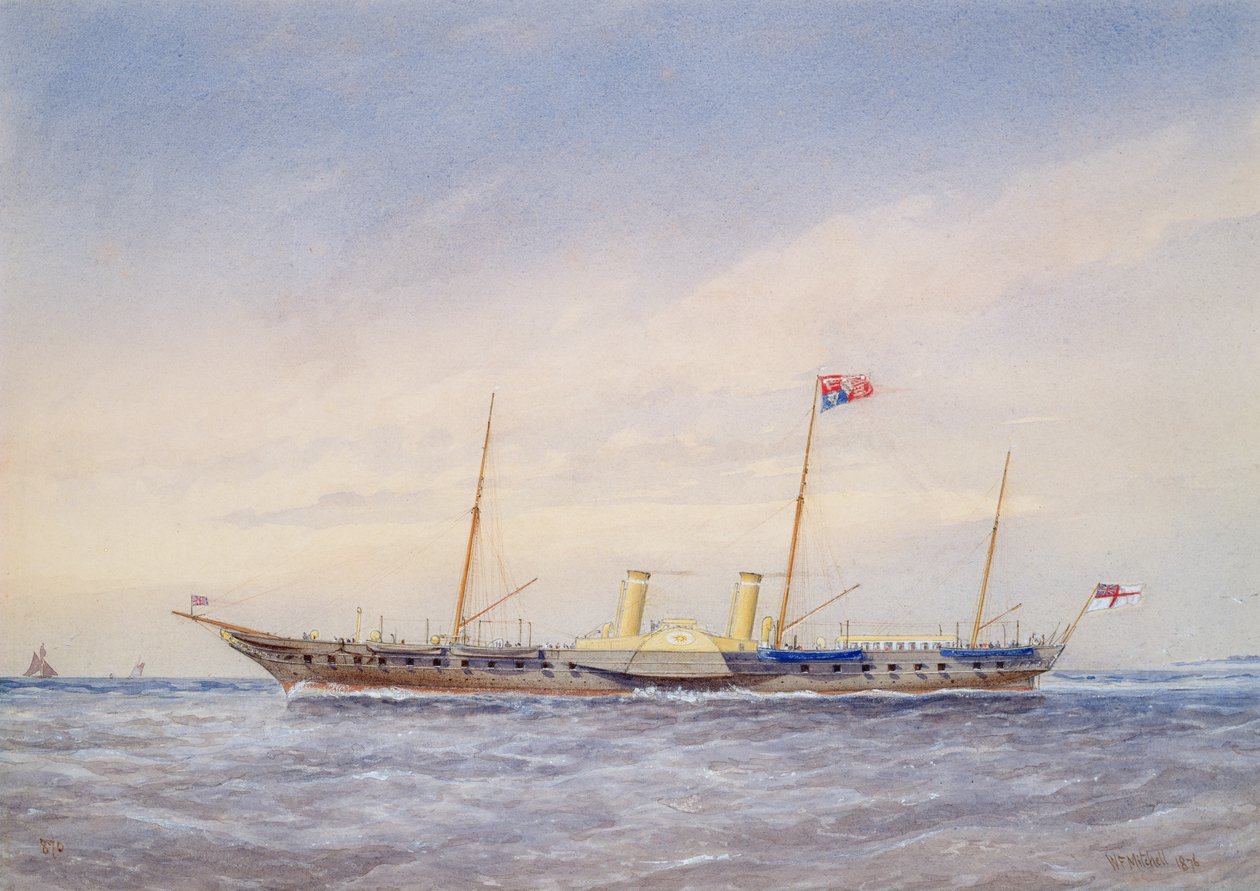 Royal Yacht Osbourne, 1876 av William Frederick Mitchell