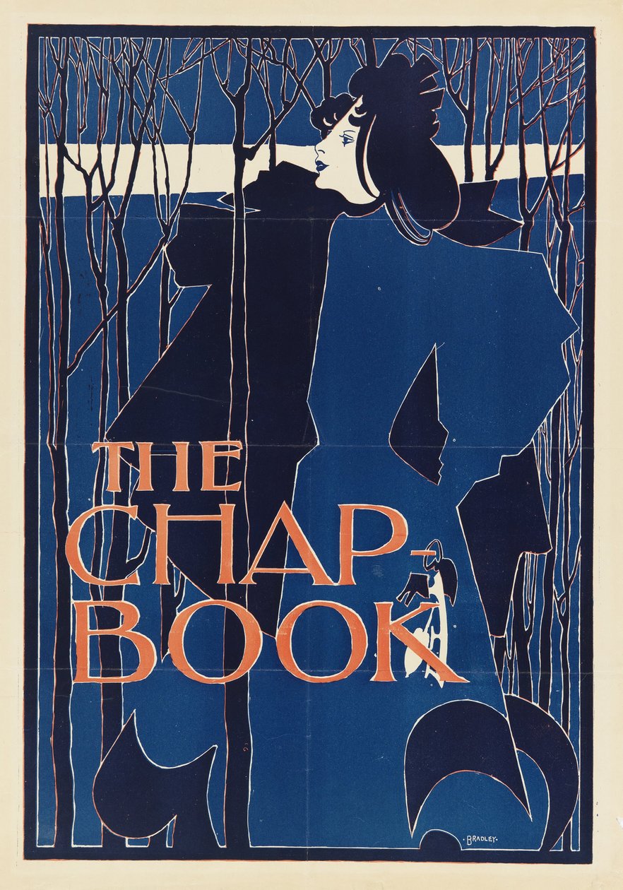 The Blue Lady, affisch för The Chapter-Book av William Bradley