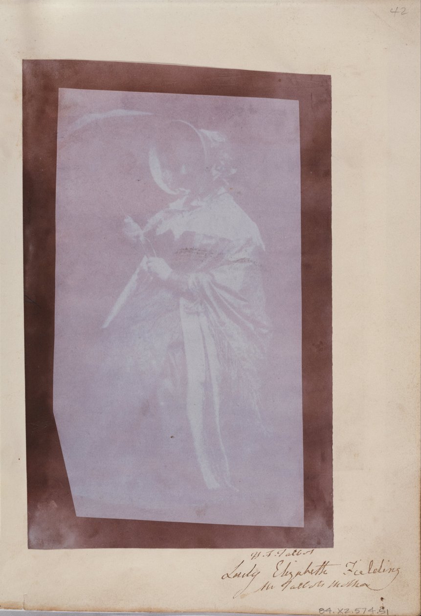 (Lady Elisabeth Feilding av William Henry Fox Talbot