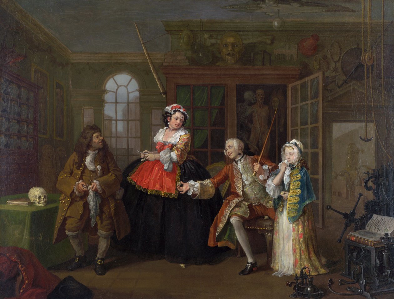 Marriage A-la-Mode 3, The Inspection av William Hogarth