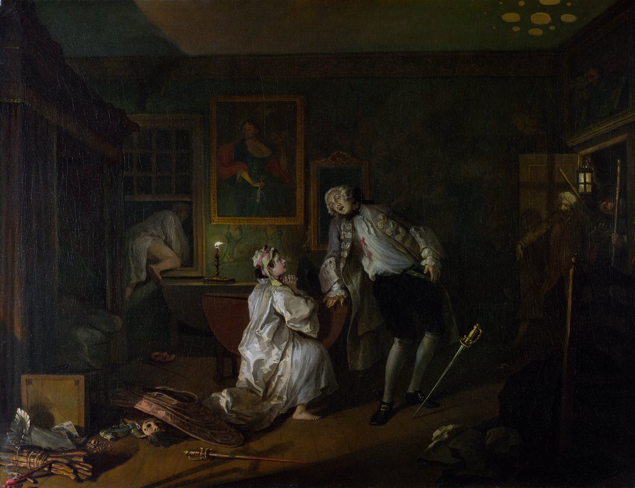 Marriage A-la-Mode: 5, The Bagnio av William Hogarth