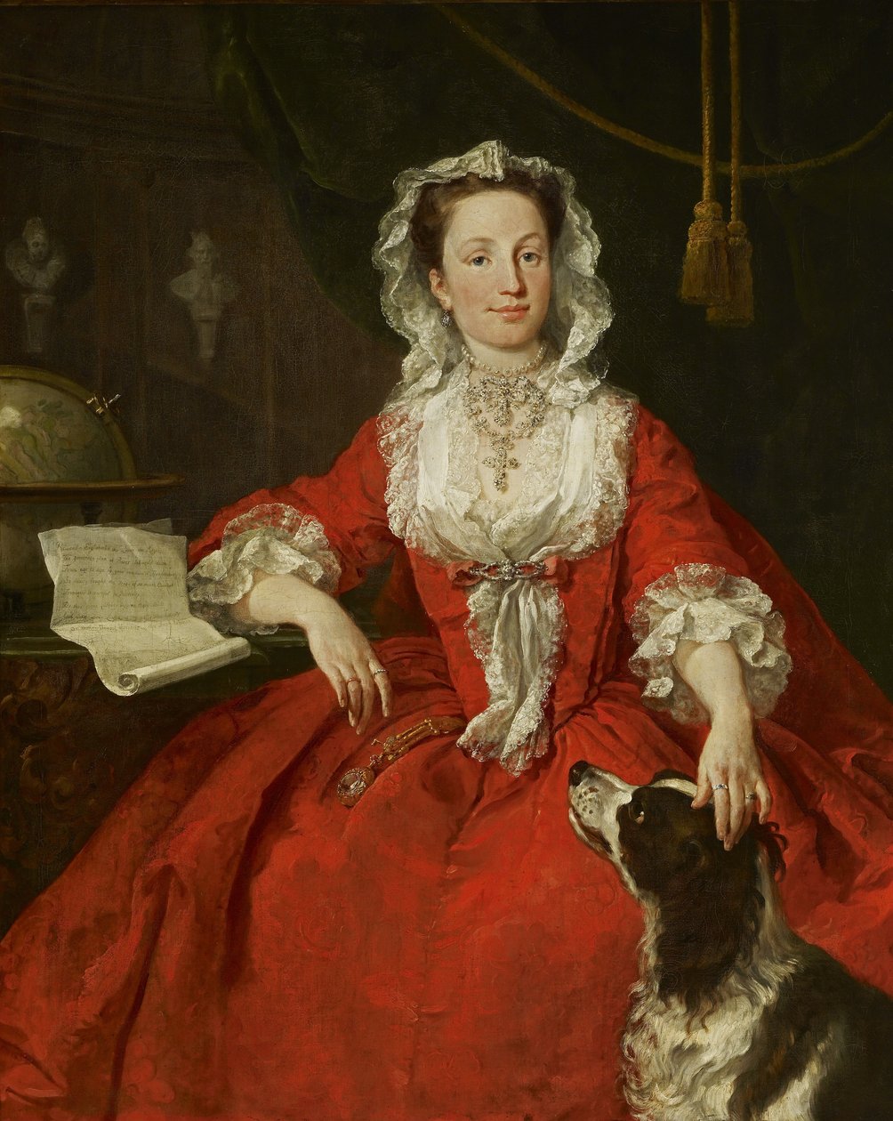 Portrait of Miss Mary Edwards av William Hogarth