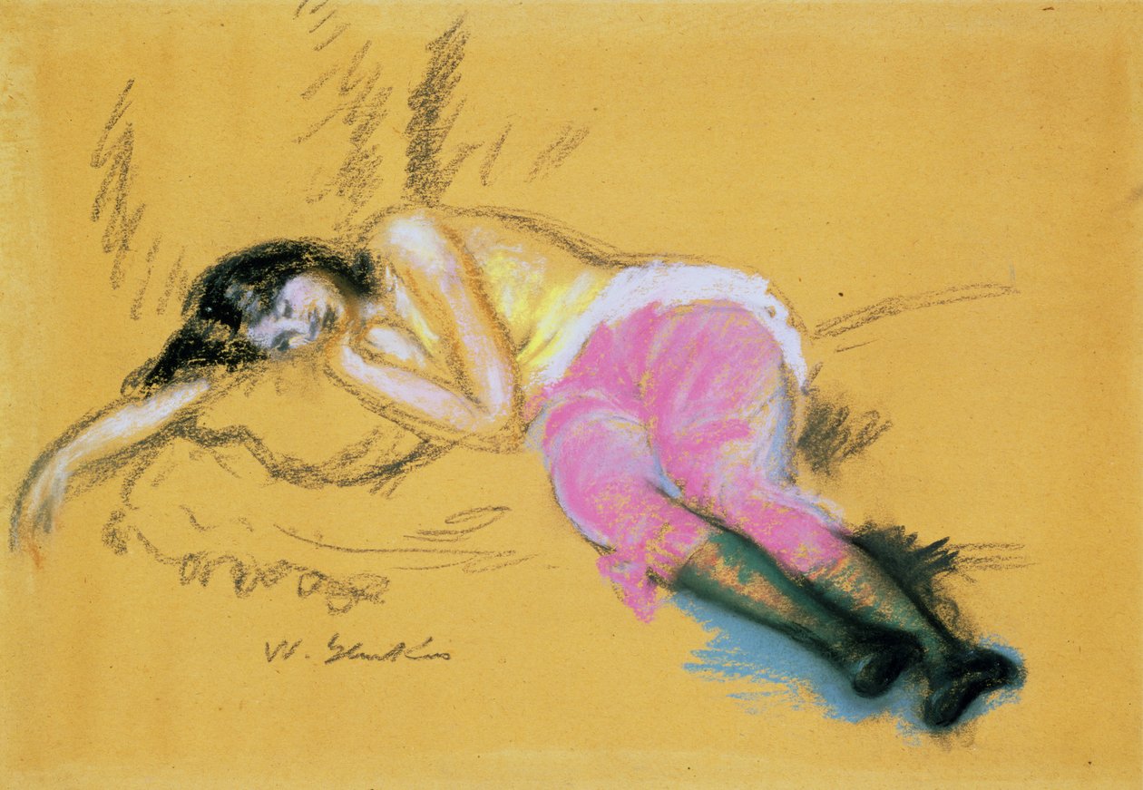 Flickan sover av William James Glackens