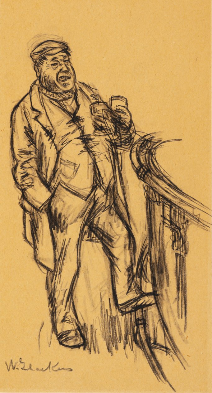 Man på en bar av William James Glackens